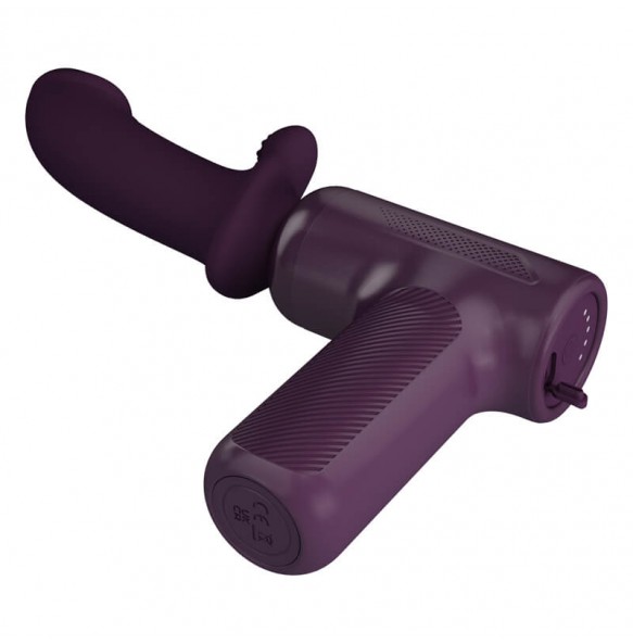 Pretty Love - DJ SCHOLAR Fully Automatic Thrusting Massage Gun (Chargeable - Purple) Pretty Love - DJ SCHOLAR Fully Automatic Thrusting Massage Gun (Chargeable - Purple)